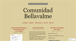 Desktop Screenshot of bellavalme.wordpress.com