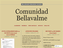 Tablet Screenshot of bellavalme.wordpress.com