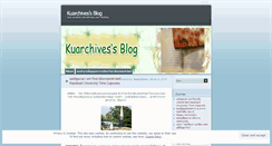 Desktop Screenshot of kuarchives.wordpress.com