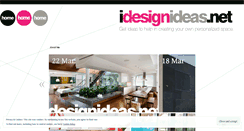 Desktop Screenshot of idesignideas.wordpress.com
