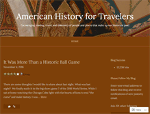 Tablet Screenshot of americanhistory4travelers.wordpress.com