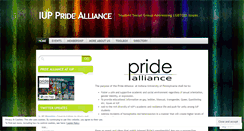 Desktop Screenshot of pridealliance.wordpress.com