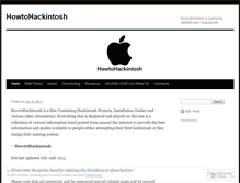 Tablet Screenshot of howtohackintosh.wordpress.com