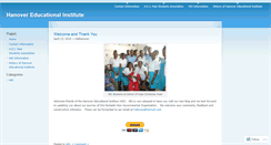 Desktop Screenshot of hanoverei.wordpress.com