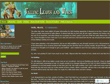 Tablet Screenshot of fallingleavesandwings.wordpress.com