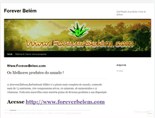 Tablet Screenshot of foreverbelem.wordpress.com