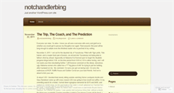 Desktop Screenshot of notchandlerbing.wordpress.com