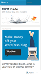 Mobile Screenshot of ciprinside.wordpress.com
