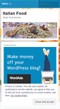 Mobile Screenshot of italianfoodpictures.wordpress.com