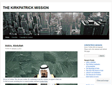 Tablet Screenshot of kirkpatrickmission.wordpress.com