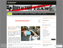 Tablet Screenshot of bodyaction.wordpress.com