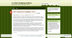 Desktop Screenshot of dodgebullets.wordpress.com