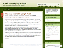 Tablet Screenshot of dodgebullets.wordpress.com