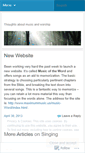 Mobile Screenshot of musreader.wordpress.com