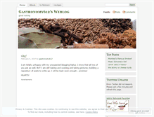 Tablet Screenshot of gastronomy612.wordpress.com