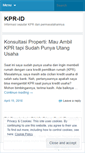 Mobile Screenshot of kprid.wordpress.com