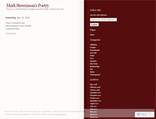 Tablet Screenshot of mstevensson.wordpress.com