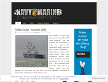 Tablet Screenshot of nrotc.wordpress.com