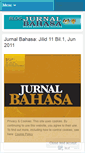 Mobile Screenshot of jurnalbahasa.wordpress.com