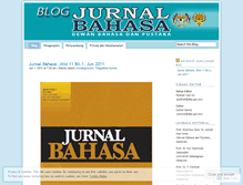 Tablet Screenshot of jurnalbahasa.wordpress.com