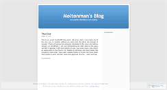 Desktop Screenshot of moltonman.wordpress.com