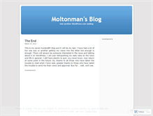 Tablet Screenshot of moltonman.wordpress.com