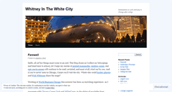 Desktop Screenshot of inthewhitecity.wordpress.com