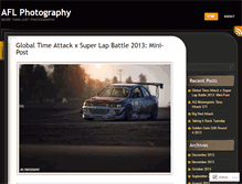 Tablet Screenshot of aflphoto.wordpress.com