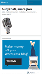 Mobile Screenshot of bunyi.wordpress.com