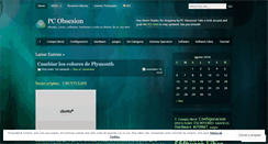 Desktop Screenshot of pcobsesion.wordpress.com