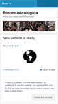 Mobile Screenshot of etnomusicologicaen.wordpress.com