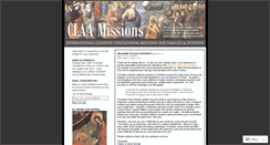 Desktop Screenshot of claamissions.wordpress.com