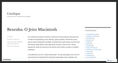 Desktop Screenshot of catadupas.wordpress.com