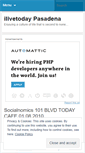 Mobile Screenshot of ilivetodaypasadena.wordpress.com