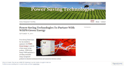 Desktop Screenshot of powersavetech.wordpress.com