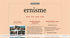 Desktop Screenshot of ernisme.wordpress.com