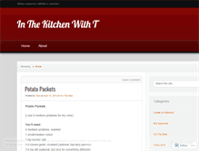 Tablet Screenshot of myrecipebox.wordpress.com