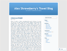 Tablet Screenshot of alexshrewsberry.wordpress.com