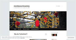 Desktop Screenshot of montessorimummy.wordpress.com