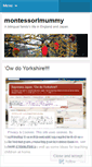 Mobile Screenshot of montessorimummy.wordpress.com