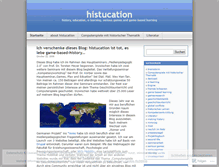 Tablet Screenshot of histucation.wordpress.com