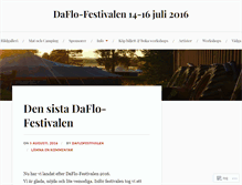 Tablet Screenshot of daflofestivalen.wordpress.com