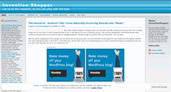 Desktop Screenshot of inventionshopper.wordpress.com
