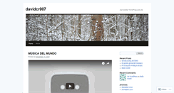 Desktop Screenshot of davidcr007.wordpress.com