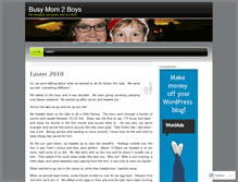 Tablet Screenshot of busymom2boys.wordpress.com