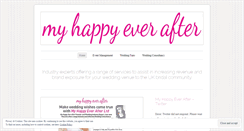 Desktop Screenshot of myhappyeverafteruk.wordpress.com