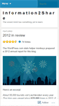 Mobile Screenshot of information2share.wordpress.com
