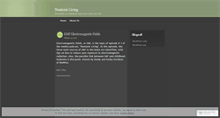 Desktop Screenshot of nontoxicliving.wordpress.com