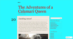 Desktop Screenshot of calamariqueen.wordpress.com