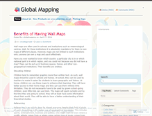 Tablet Screenshot of globalmapping.wordpress.com